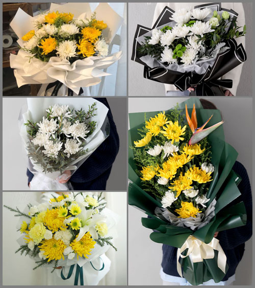 福建泉州南安市乐峰镇潭边村白事花束代送